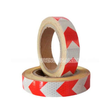 High Visible Cellular Red and White PVC Warning Tape